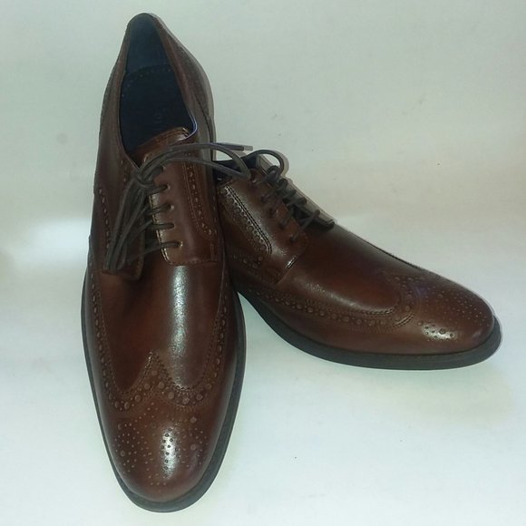 #28 New Brown Leather Cole Haan Derby  shoes 11.5 main image 8